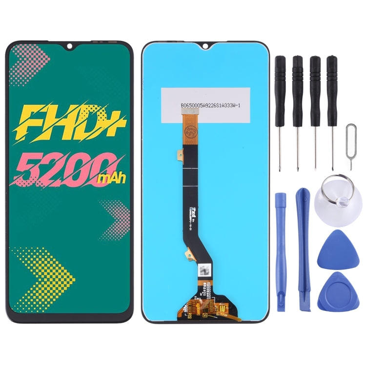 Schermo LCD OEM con assemblaggio completo di digitalizzatore, For Tecno Pop 6 BE7, For Tecno Spark 9 Pro, For Tecno Spark 9 KG5p / Spark 9T KH6, For Tecno Camon 19 CI6n, For Tecno Pova Neo 5G, For Tecno Pova 4 LG7n / Pova Neo 2 LG6n