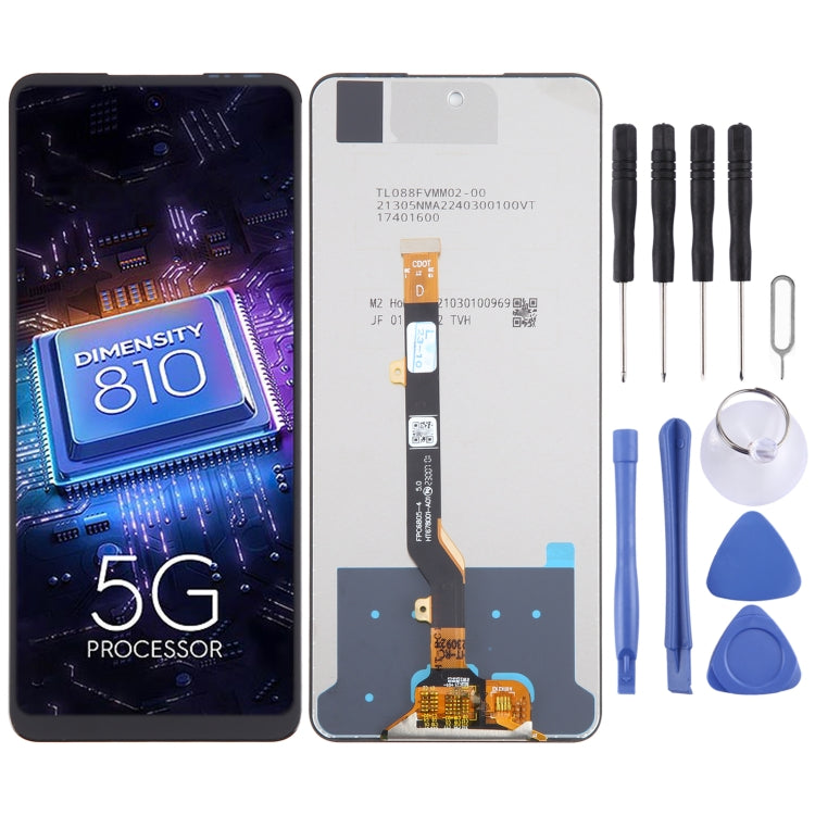 OEM LCD Screen with Digitizer Full Assembly, For Tecno Pop 6 BE7, For Tecno Spark 9 Pro, For Tecno Spark 9 KG5p / Spark 9T KH6, For Tecno Camon 19 CI6n, For Tecno Pova Neo 5G, For Tecno Pova 4 LG7n / Pova Neo 2 LG6n