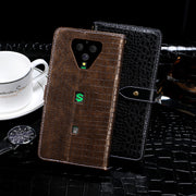 idewei Custodia in pelle a vibrazione orizzontale con struttura in coccodrillo con supporto e slot per carte e portafoglio, For Xiaomi Black Shark 3, For Xiaomi Redmi Note 9 Pro, For Xiaomi Redmi Note 9 Pro Max, For Galaxy A11, For Galaxy M31          ...