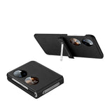 Custodia in pelle con cover posteriore per Galaxy Z Flip4