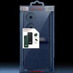 Custodia in pelle con cover posteriore per Galaxy Z Flip4