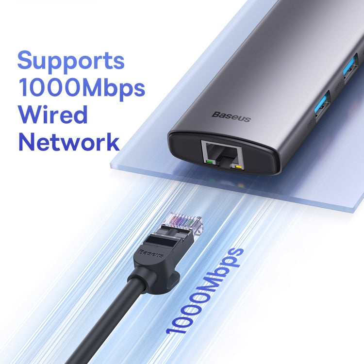 Adattatore HUB USB-C 8 porte Baseus StarJoy 100W