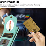 Custodia per telefono RFID con trama rombica con cordino e specchio, For Samsung Galaxy A53 5G, For Samsung Galaxy Z Flip4 5G, For Samsung Galaxy Z Flip3 5G, For Samsung Galaxy Note20 Ultra