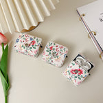 Custodia in pelle PU bianca per AirPods Pro e AirPods 3