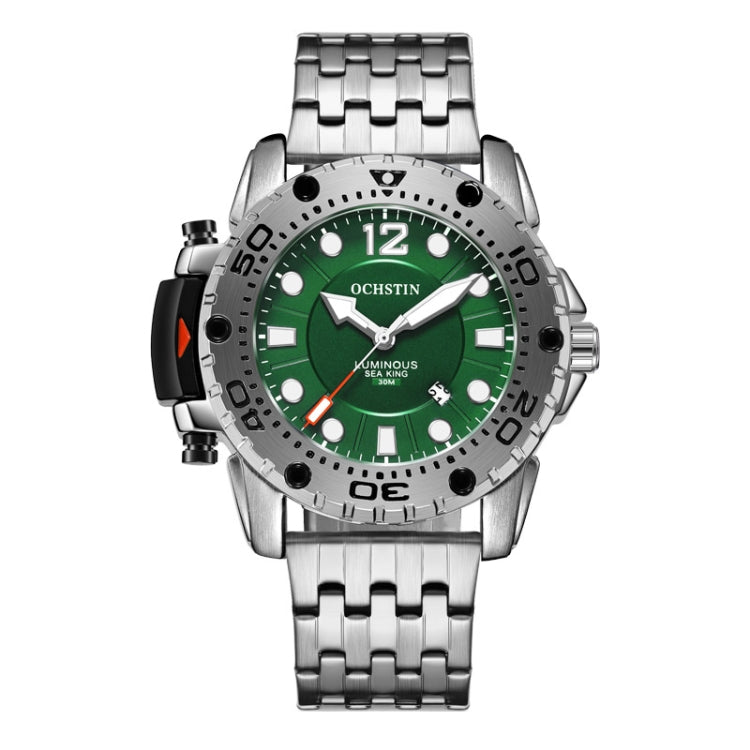 Orologio da uomo al quarzo multifunzionale con cinturino in acciaio alla moda, OCHSTIN 7249