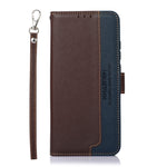 KHAZNEH Custodia per telefono RFID in pelle con texture Litchi, For Nokia X30 5G, For Samsung Galaxy A54 5G