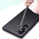 Custodia in pelle liscia per Samsung Galaxy S23 Ultra 5G