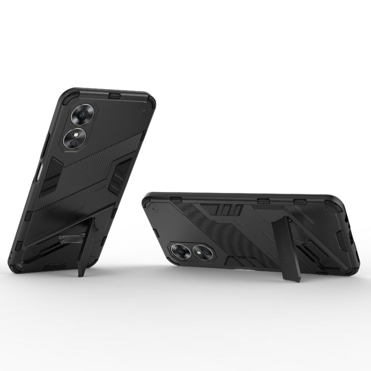 Punk Armor 2 in 1 PC + Custodia per telefono antiurto in TPU con supporto, For OPPO A17 4G Global
