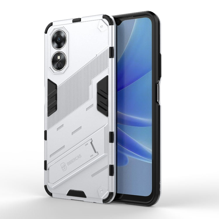 Punk Armor 2 in 1 PC + Custodia per telefono antiurto in TPU con supporto, For OPPO A17 4G Global