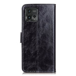Cassa del telefono in pelle Flip Texture retrò Crazy Horse, For Motorola Moto G72, For Xiaomi Redmi 11 Prime 4G
