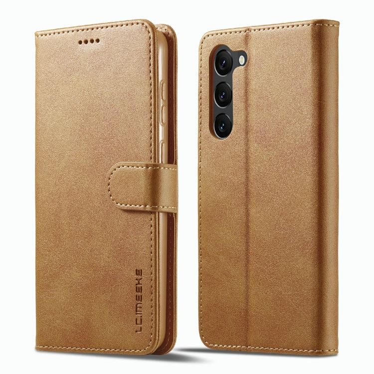LC.IMEEKE Custodia per telefono in pelle a vibrazione orizzontale con struttura in vitello, For Samsung Galaxy S23 5G, For Samsung Galaxy S23+ 5G, For Samsung Galaxy S23 Ultra 5G