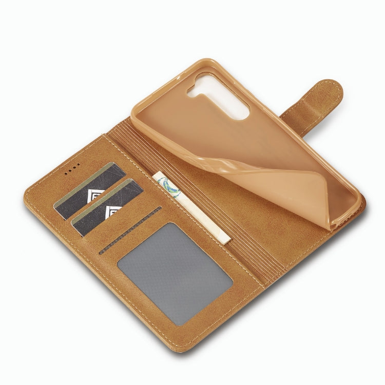 LC.IMEEKE Custodia per telefono in pelle a vibrazione orizzontale con struttura in vitello, For Samsung Galaxy S23 5G, For Samsung Galaxy S23+ 5G, For Samsung Galaxy S23 Ultra 5G