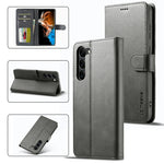 LC.IMEEKE Custodia per telefono in pelle a vibrazione orizzontale con struttura in vitello, For Samsung Galaxy S23 5G, For Samsung Galaxy S23+ 5G, For Samsung Galaxy S23 Ultra 5G