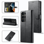 LC.IMEEKE Custodia per telefono in pelle a vibrazione orizzontale con struttura in vitello, For Samsung Galaxy S23 5G, For Samsung Galaxy S23+ 5G, For Samsung Galaxy S23 Ultra 5G