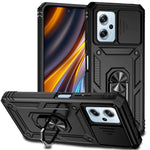 Custodia per telefono con supporto per camshield scorrevole, For Xiaomi Redmi Note 11T Pro, For Xiaomi 12T/12T Pro/Redmi K50 Ultra, For Motorola Moto G52/G82