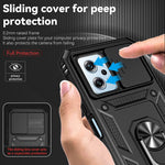 Custodia per telefono con supporto per camshield scorrevole, For Xiaomi Redmi Note 11T Pro, For Xiaomi 12T/12T Pro/Redmi K50 Ultra, For Motorola Moto G52/G82