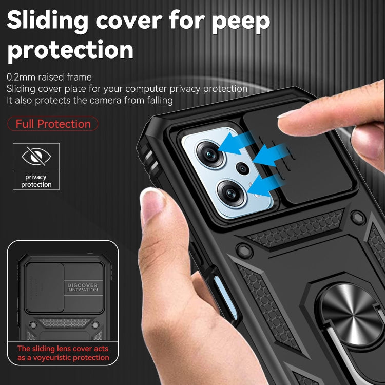 Custodia per telefono con supporto per camshield scorrevole, For Xiaomi Redmi Note 11T Pro, For Xiaomi 12T/12T Pro/Redmi K50 Ultra, For Motorola Moto G52/G82