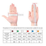 Guanti di protezione del lavoro anti-taglio in acciaio inossidabile 304 con anello in acciaio a 5 dita, XXS, XS, S, M, L, XL