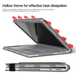 Custodia per computer portatile in pelle, For MicroSoft Surface Book 3 / 2 / 1 13.5 inch, For MicroSoft Surface Book 3 / 2 / 1 15 inch