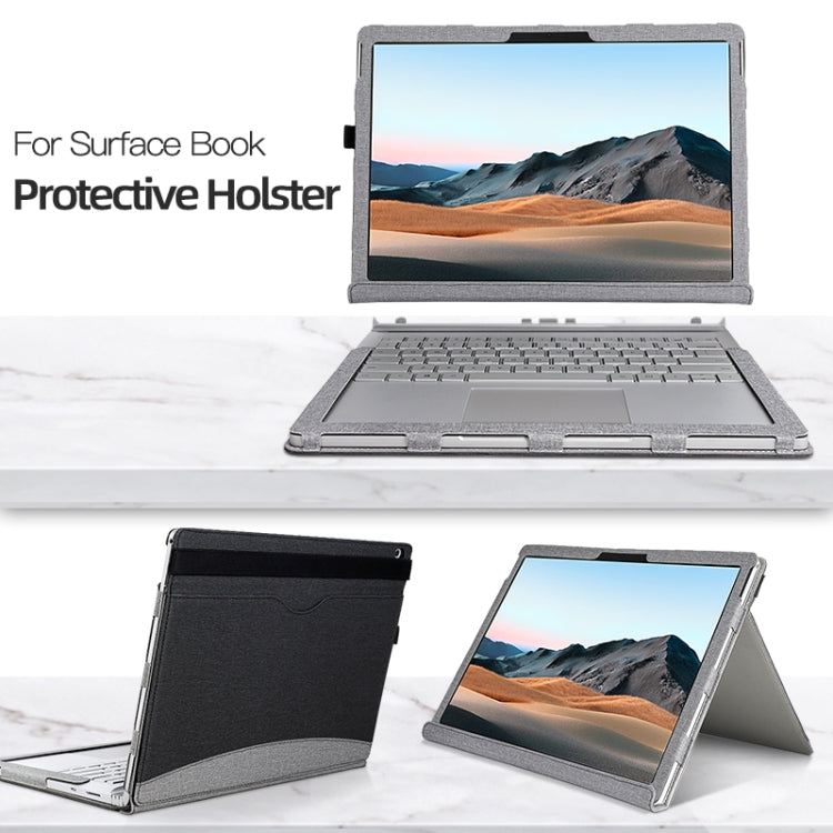 Custodia per computer portatile in pelle, For MicroSoft Surface Book 3 / 2 / 1 13.5 inch, For MicroSoft Surface Book 3 / 2 / 1 15 inch
