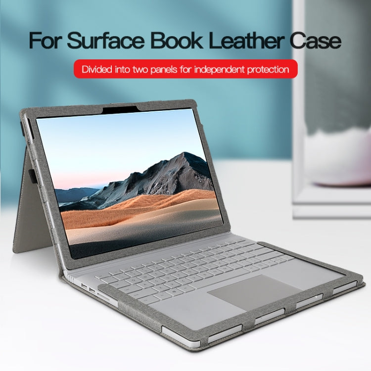 Custodia per computer portatile in pelle, For MicroSoft Surface Book 3 / 2 / 1 13.5 inch, For MicroSoft Surface Book 3 / 2 / 1 15 inch