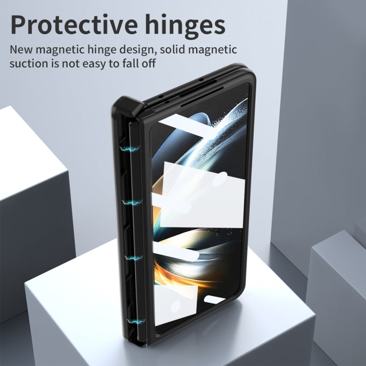 Custodia per telefono all-inclusive Napa Texture, For Samsung Galaxy Z Fold3 5G, For Samsung Galaxy Z Fold4