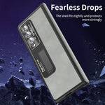 Custodia per telefono all-inclusive Napa Texture, For Samsung Galaxy Z Fold3 5G, For Samsung Galaxy Z Fold4