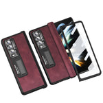 Custodia per telefono all-inclusive Napa Texture, For Samsung Galaxy Z Fold3 5G, For Samsung Galaxy Z Fold4