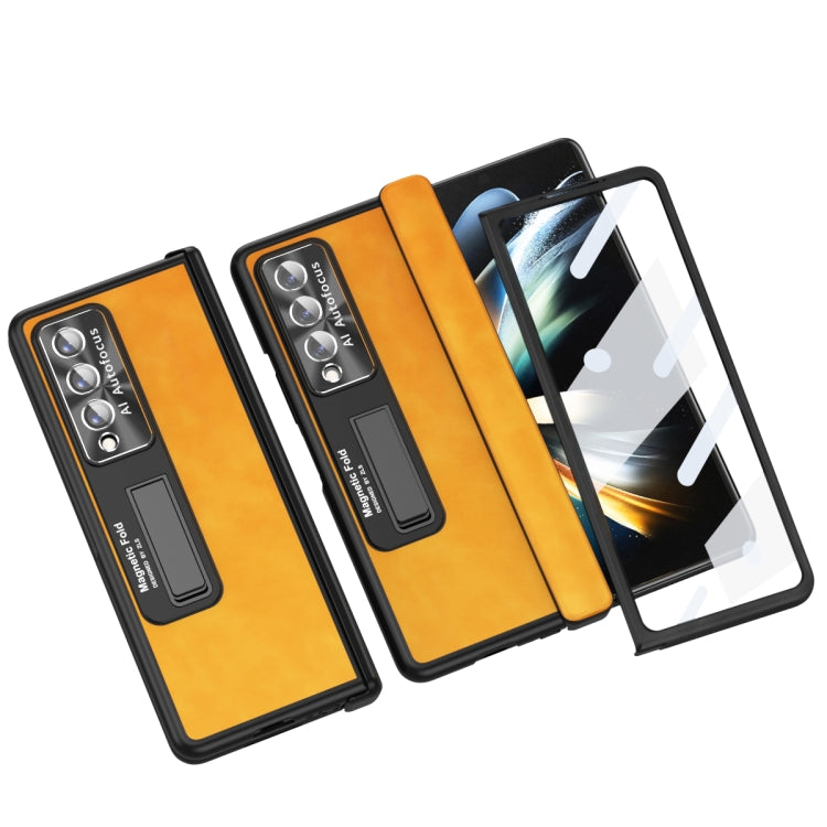 Custodia per telefono all-inclusive Napa Texture, For Samsung Galaxy Z Fold3 5G, For Samsung Galaxy Z Fold4