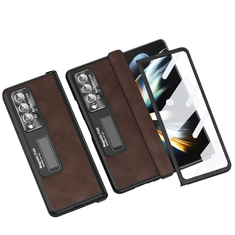 Custodia per telefono all-inclusive Napa Texture, For Samsung Galaxy Z Fold3 5G, For Samsung Galaxy Z Fold4