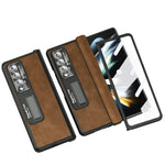 Custodia per telefono all-inclusive Napa Texture, For Samsung Galaxy Z Fold3 5G, For Samsung Galaxy Z Fold4