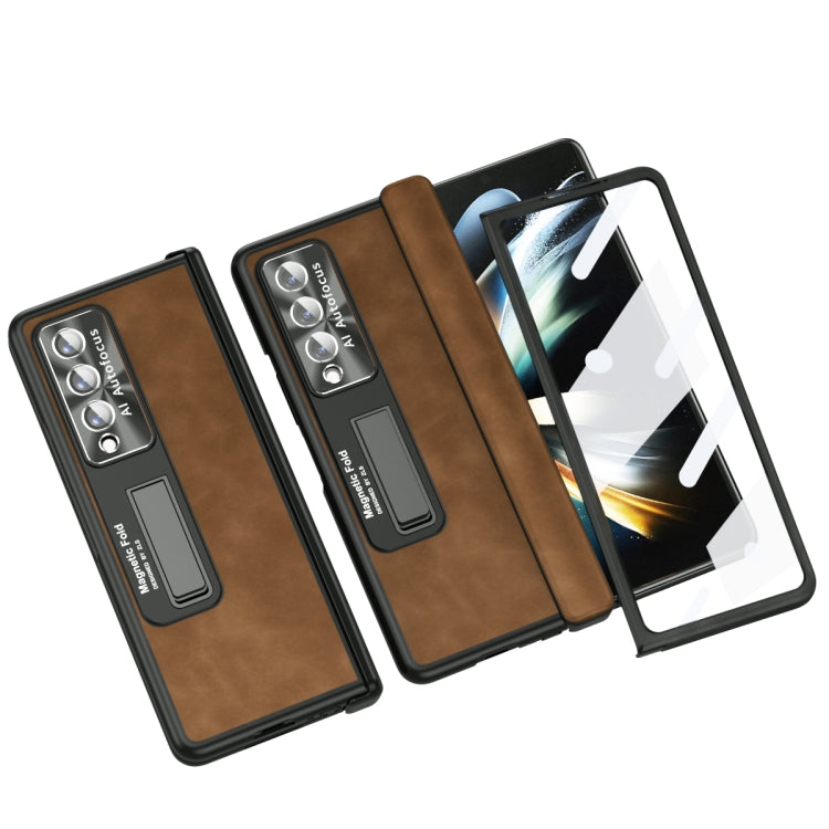 Custodia per telefono all-inclusive Napa Texture, For Samsung Galaxy Z Fold3 5G, For Samsung Galaxy Z Fold4