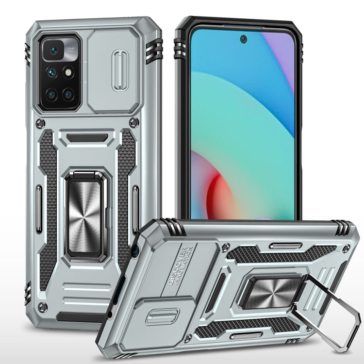 Armatura PC + custodia per telefono con fotocamera in TPU, For Xiaomi 11T, For Xiaomi Poco X4 Pro 5G, For Xiaomi Redmi 10, For Xiaomi Redmi 10C