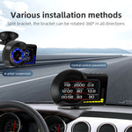 Strumento LCD ad alta definizione F15 per auto OBD+GPS HUD Head-up Display, F15