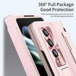 Custodia per telefono a copertura totale integrata con cerniera, For Samsung Galaxy Z Fold4, For Samsung Galaxy Z Fold3 5G