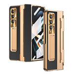 Custodia per telefono a copertura totale integrata con cerniera, For Samsung Galaxy Z Fold4, For Samsung Galaxy Z Fold3 5G