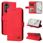 Custodia per telefono in pelle con bottone in metallo con albero della vita Skin Feel, For Huawei nova 10 SE, For Huawei nova 10, For Huawei nova 10 Pro, For OPPO A58 5G