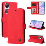 Custodia per telefono in pelle con bottone in metallo con albero della vita Skin Feel, For Huawei nova 10 SE, For Huawei nova 10, For Huawei nova 10 Pro, For OPPO A58 5G