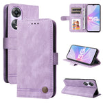 Custodia per telefono in pelle con bottone in metallo con albero della vita Skin Feel, For Huawei nova 10 SE, For Huawei nova 10, For Huawei nova 10 Pro, For OPPO A58 5G