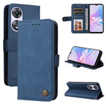 Custodia per telefono in pelle con bottone in metallo con albero della vita Skin Feel, For Huawei nova 10 SE, For Huawei nova 10, For Huawei nova 10 Pro, For OPPO A58 5G