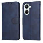 Custodia per telefono in pelle a conchiglia con struttura in vitello classico, For Huawei nova 10 SE, For Huawei nova 10, For Huawei nova 10 Pro, For OPPO A58 5G
