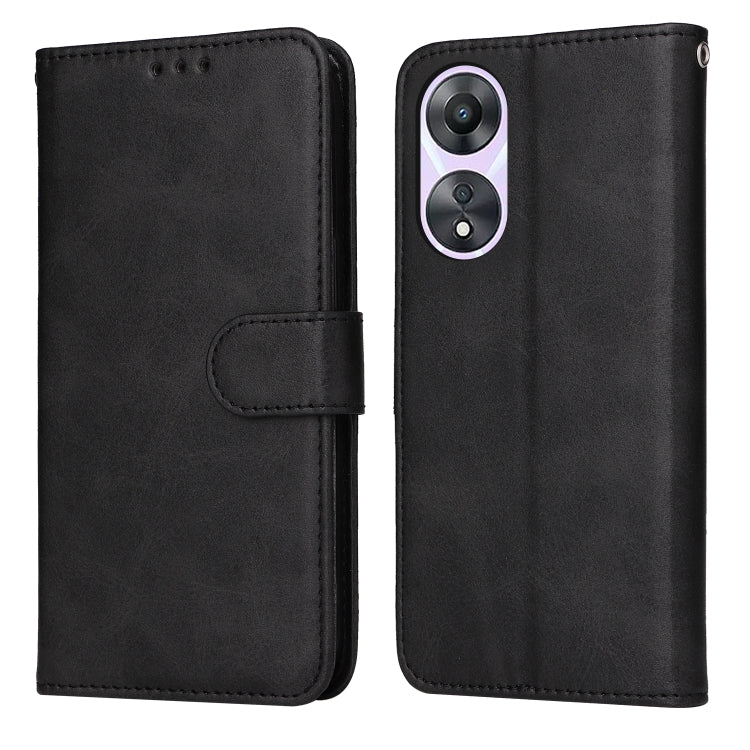 Custodia per telefono in pelle a conchiglia con struttura in vitello classico, For Huawei nova 10 SE, For Huawei nova 10, For Huawei nova 10 Pro, For OPPO A58 5G