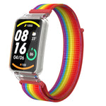 Custodia protettiva per PC integrata + cinturino in nylon, For Xiaomi Mi Band 7 Pro