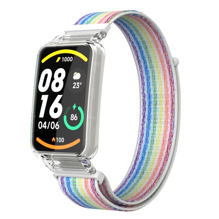 Custodia protettiva per PC integrata + cinturino in nylon, For Xiaomi Mi Band 7 Pro