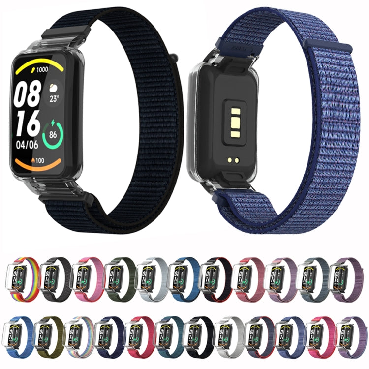 Custodia protettiva per PC integrata + cinturino in nylon, For Xiaomi Mi Band 7 Pro