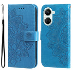 Custodia per telefono in pelle goffrata con fiori a 7 petali, For Huawei nova 10 SE, For Huawei nova 10, For Huawei nova 10 Pro, For OPPO A58 5G