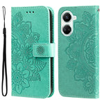Custodia per telefono in pelle goffrata con fiori a 7 petali, For Huawei nova 10 SE, For Huawei nova 10, For Huawei nova 10 Pro, For OPPO A58 5G