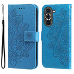 Custodia per telefono in pelle goffrata con fiori a 7 petali, For Huawei nova 10 SE, For Huawei nova 10, For Huawei nova 10 Pro, For OPPO A58 5G