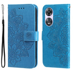 Custodia per telefono in pelle goffrata con fiori a 7 petali, For Huawei nova 10 SE, For Huawei nova 10, For Huawei nova 10 Pro, For OPPO A58 5G