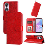 Custodia per telefono in pelle di girasole goffrata, For Huawei nova 10 SE, For Huawei nova 10, For Huawei nova 10 Pro, For OPPO A58 5G
